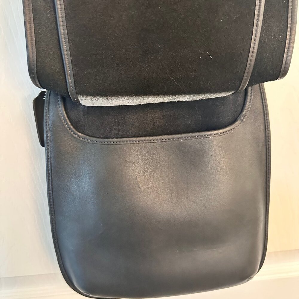 Coach “Slim Hippie Flap” black leather Crossbody in EVC VINTAGE RESTORED - Picture 3 of 12
